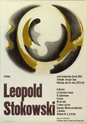 Juni-Festwochen Zürich 1952 - Leopold Stokowksi - Tonhalle Grosser Saal - 24. Juni 1952