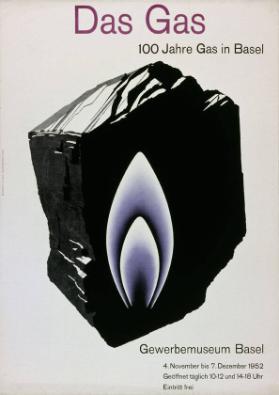 Das Gas - 100 Jahre Gas in Basel - Gewerbemuseum Basel