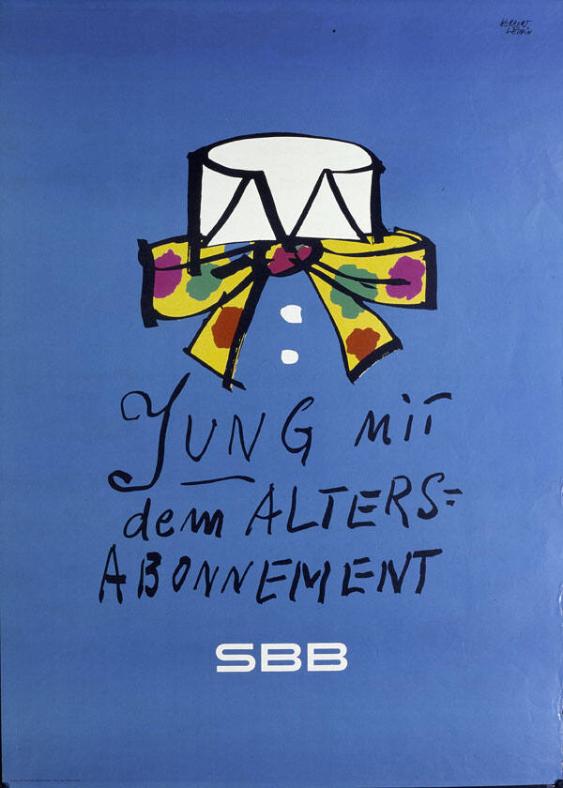 Jung mit dem SBB Altersabonnement