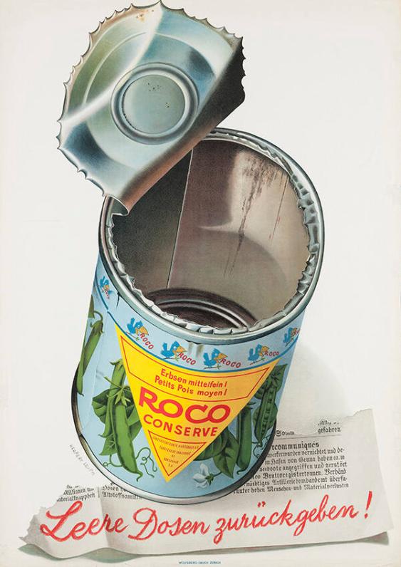 Leere Dosen zurückgeben! Roco Conserve