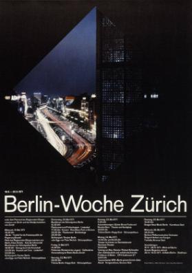 Berlin-Woche Zürich - 19. Mai - 26. Mai 1971