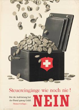 Steuereingänge wie noch nie! Für die Aufrüstung hat der Bund genug Geld - Steuervorlage : Nein