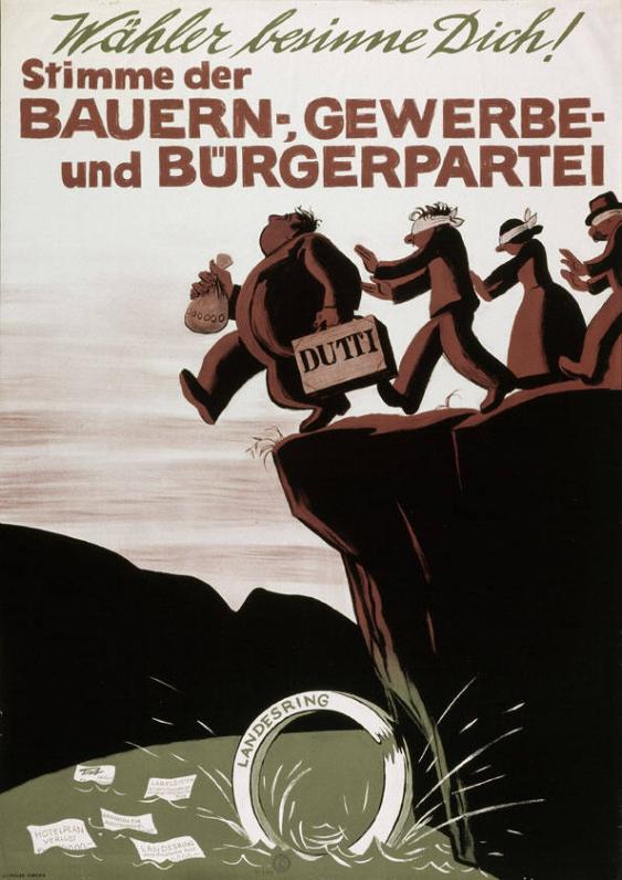 Wähler besinne dich! - Stimme der Bauern-, Gewerbe- und Bürgerpartei