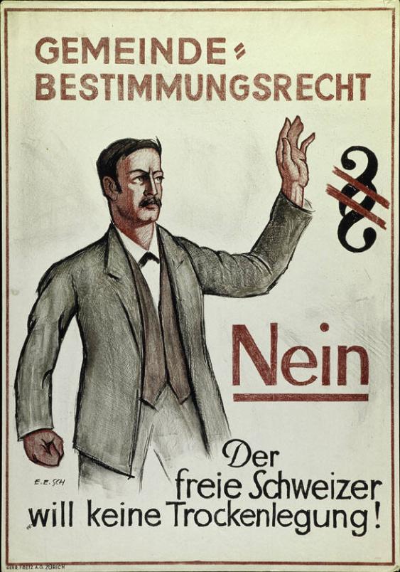 Gemeinde-Bestimmungsrecht - Nein - Der freie Schweizer will keine Trockenlegung !