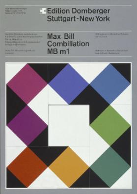 Edition Domberger - Stuttgart -New York - Max Bill - Combillation MB m1 - Variables Bildobjekt (...)