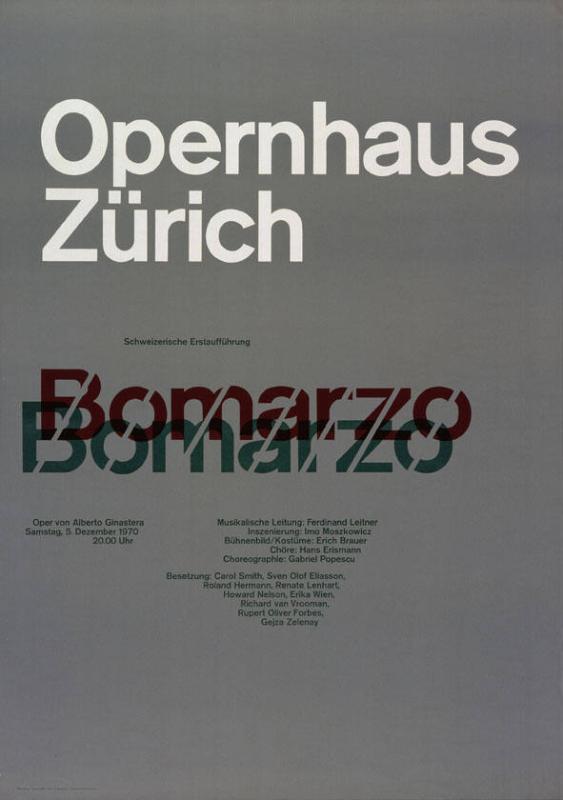Opernhaus Zürich - Schweizerische Erstaufführung - Bomarzo