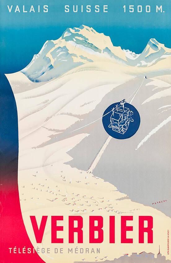 Verbier - Télésiège de Médran - Valais - Suisse