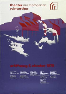 Theater am Stadtgarten Winterthur - Eröffnung 5. Oktober 1979
