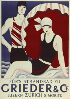 Fürs Strandbad zu Grieder & Cie - Luzern - Zürich - St. Moritz