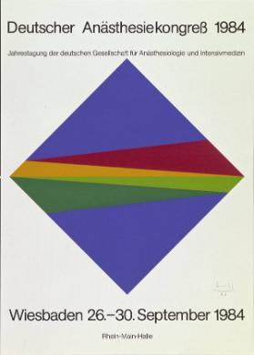 Deutscher Anästhesiekongress 1984 - Wiesbaden - Rhein-Main-Halle