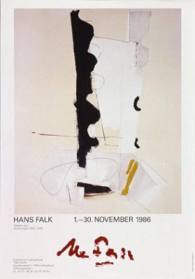 Hans Falk - 1.-30. November 1986 - Kunstverein Ludwigsburg - Villa Franck