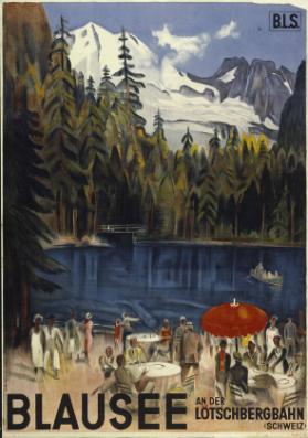 Blausee an der Lötschbergbahn (Schweiz) - BLS