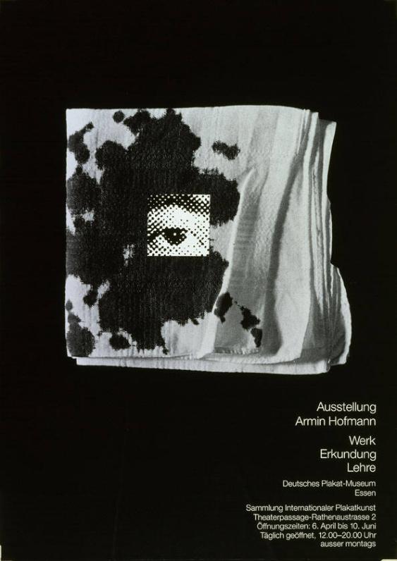 Ausstellung Armin Hofmann - Werk - Erkundung - Lehre - Deutsches Plakat Museum Essen - 6.April - 10. Juni
