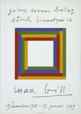 Galerie Suzanne Bollag Zürich - Max Bill