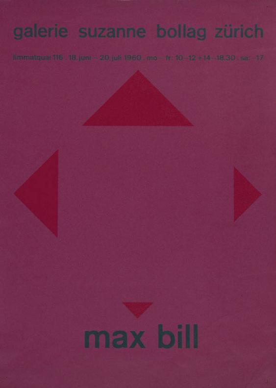 Galerie Suzanne Bollag Zürich - Max Bill