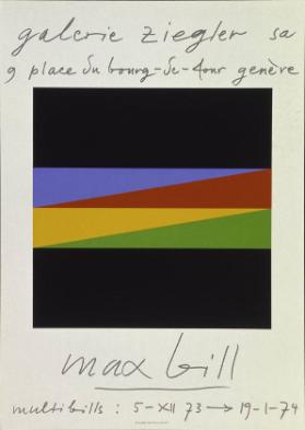 Galerie Ziegler SA Genève - Max Bill - Multibills