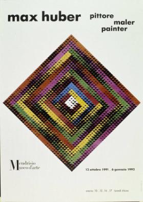 Max Huber - pittore - Maler - painter - Mendrisio - Museo d'Arte