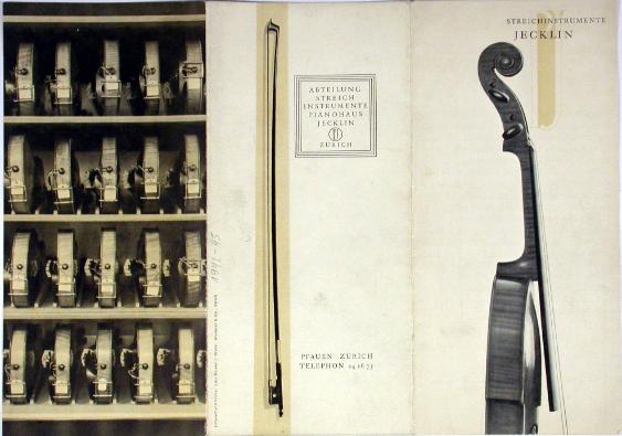 Jecklin ; Streichinstrument