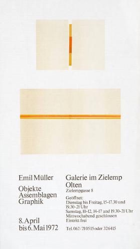 Emil Müller - Objekte - Assemblagen - Graphik