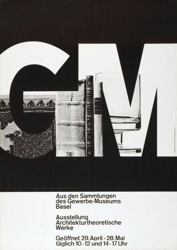 Aus den Sammlungen des Gewerbe-Museums Basel - Ausstellung Architekturtheoretische Werke