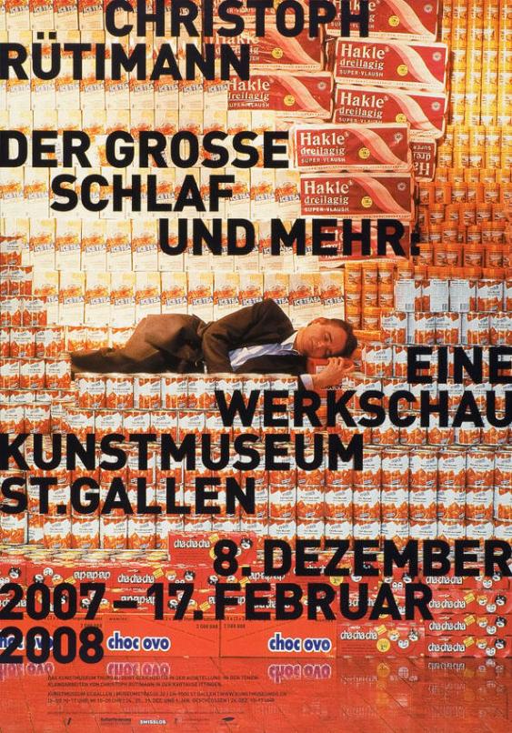 Christoph Rütimann - Der grosse Schlaf und mehr: Eine Werkschau - Kunstmuseum St. Gallen