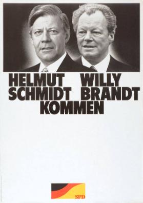 Helmut Schmidt - Willy Brandt kommen - SPD