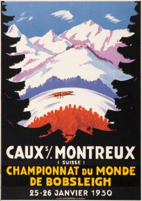 Caux s/. Montreux - Championnat du Monde de Bobsleigh