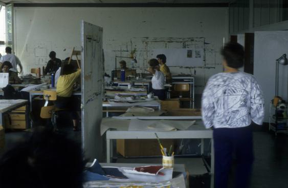 Textilklasse ; Malwoche 1986