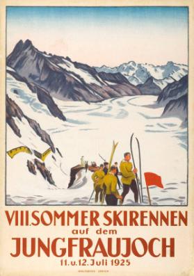 VIII. Sommer Skirennen auf dem Jungfraujoch - 11. u. 12. Juli 1925