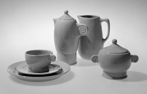 Frühstückservice: Tasse mit Untertasse