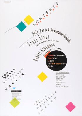 Tonhalle Gesellschaft Zürich - Konzerte 1990/91