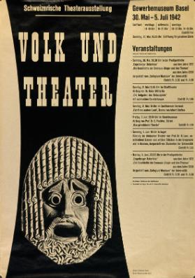 Volk und Theater - Schweizerische Theaterausstellung - Gewerbemuseum Basel