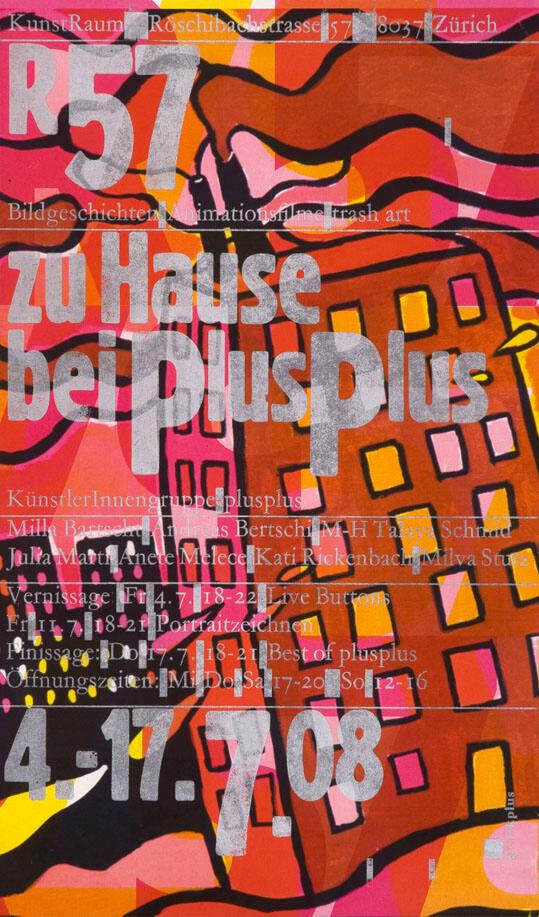 R57 - zu Hause bei Plus Plus - Bildgeschichten - Animationsfilme - trash art - KünstlerInnengruppe plusplus