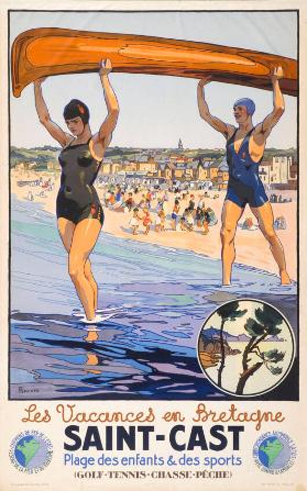 Les Vacances en Bretagne - Saint-Cast - Plage des enfants & des sports