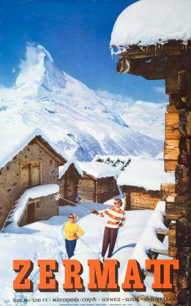 Zermatt - 1620 M - 5310 FT. - Matterhorn/Cervin - Schweiz