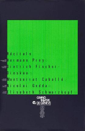 Récitals - Hermann Prey - Dieter Fischer-Dieskau -  Montserrat Caballé - Nicolai Gedda - Elisabeth Schwarzkopf