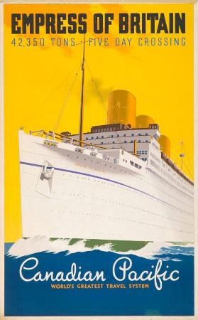 Empress of Britain - Canadian Pacific - Worlds greatest travel system