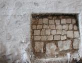 Mosaikpartie ; Buchs ZH, Römischer Gutshof. Detail der 1973 im Block geborgenen Mosaikpartie ; …