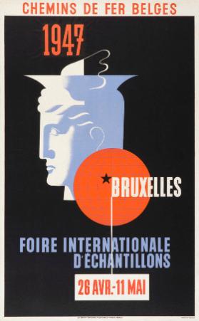 Chemins de Fer Belges - Foire Internationale d'echantillons 26 avr.-11 mai - 1947