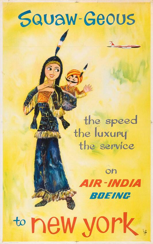 Squaw-Geous - the speed, the luxury, the service on Air-India Boeing to New York