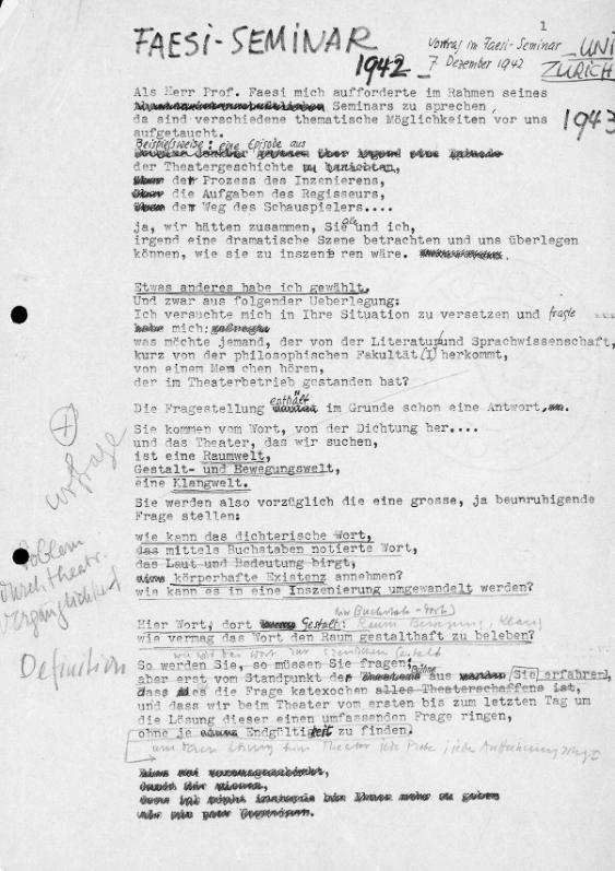 Faesi-Seminar 1942-1953