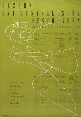 Luzern - Int. musikalische Festwochen - 1946