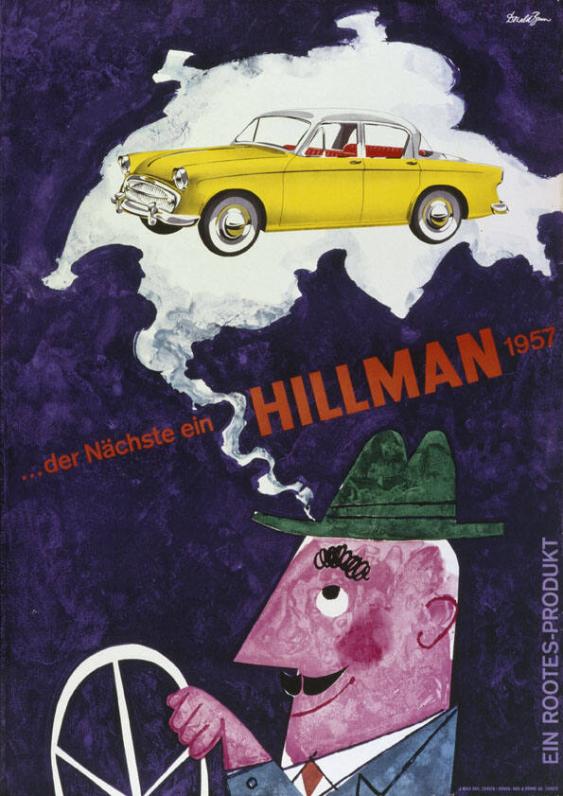 ... der Nächste ein Hillmann 1957 - ein Rootes-Produkt