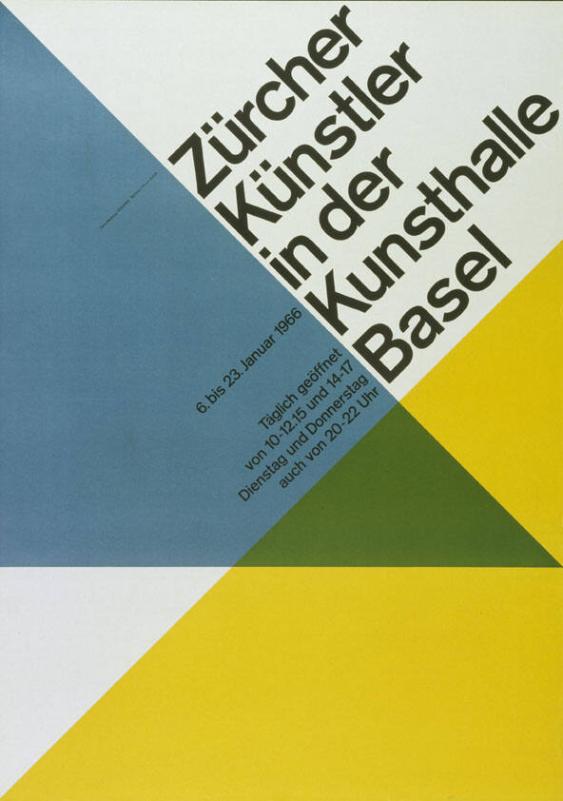 Zürcher Künstler in der Kunsthalle Basel
