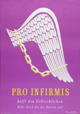 Pro Infirmis hilft den Gebrechlichen. Bitte lösen Sie Ihre Karten ein!