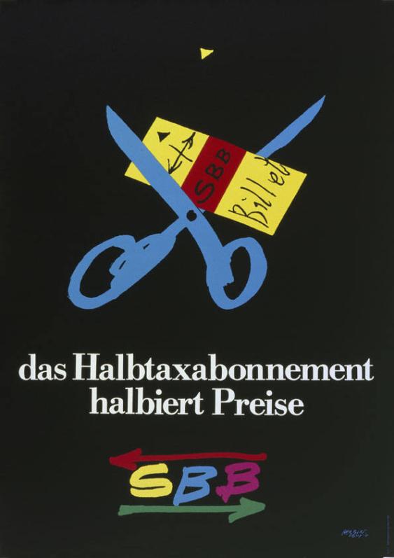 Das Halbtaxabonnement halbiert  Preise
