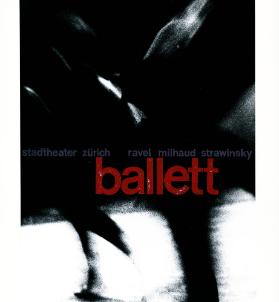 Tramplakat für Stadttheater Zürich