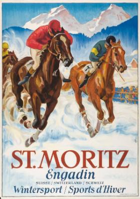 St. Moritz - Engadin - Schweiz - Wintersport / Sports d'hiver