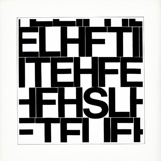 Kompositionsübung ; Buchstabenform und mehrere andere Buchstabenformen