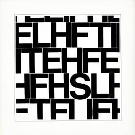 Kompositionsübung ; Buchstabenform und mehrere andere Buchstabenformen